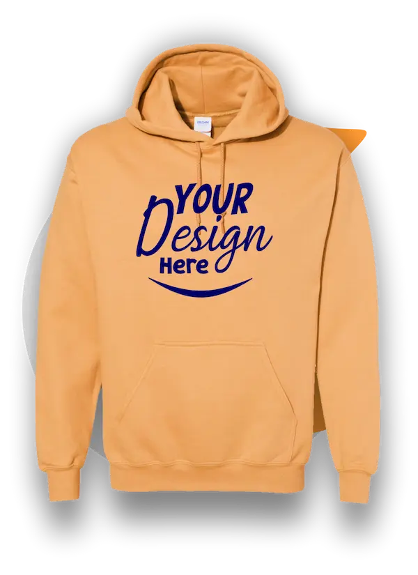 Best Custom Hoodie and Sweatshirt Printing for your logo design tan color