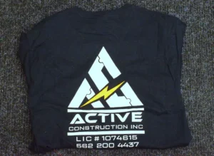 Downey-T-Shirt-Printing-For-Construction-Business-Black-Shirt-Color